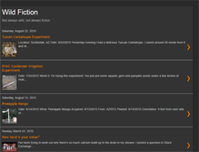 Tablet Screenshot of blog.wildfiction.com